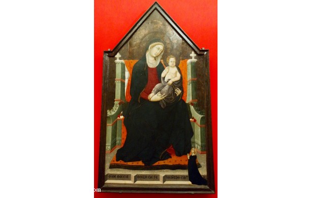 Madonna in trono con bambino e donatrice