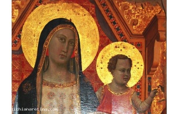 Mdonna in trono col Bambino e un cardellino (frammento)